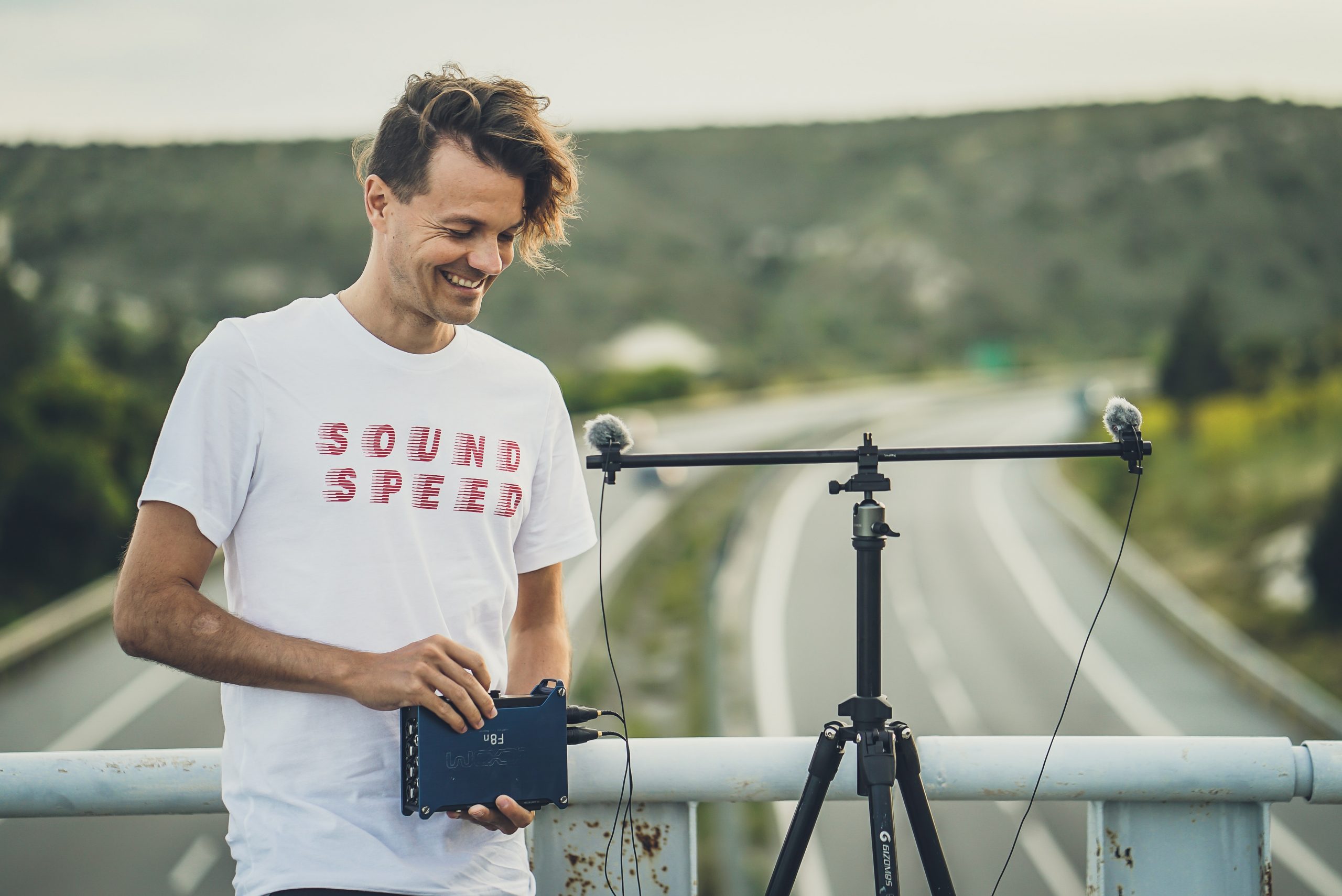 Recording more traffic sounds with the Zoom F8n and the DPA 4060