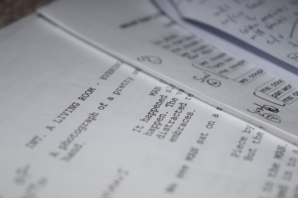 screenplay, film maker, filmmaking